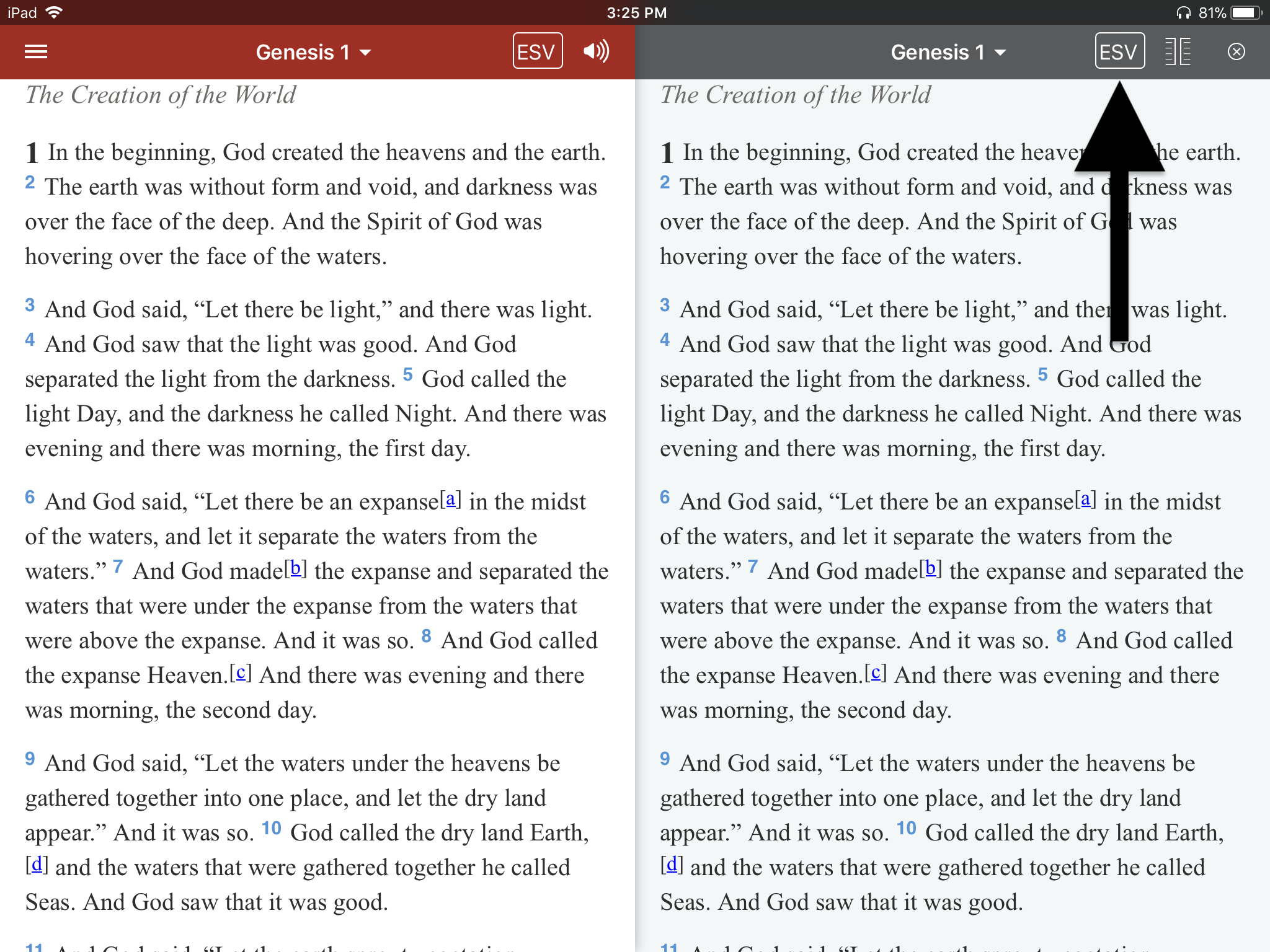 8 translation parallel bible