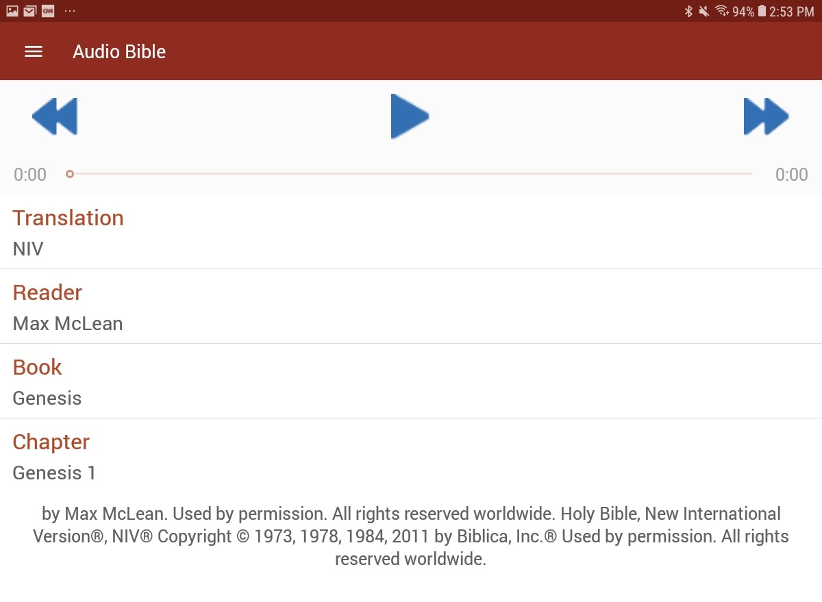 cbn audio bible online